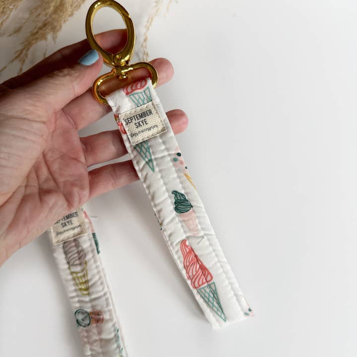 Key Fob / key chain / summer ice cream cone for wholesale by September Skye Bags & Accessories