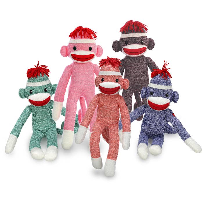 20″ Valentine Sock Monkey | Valentine Plush Monkey Gift for wholesale by Plushland