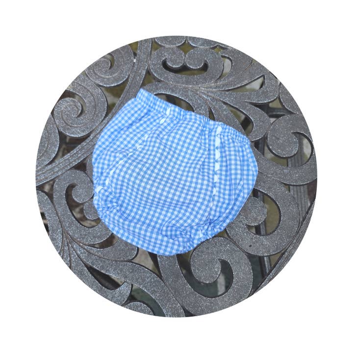 THE ROYALTY COLLECTION - Wholesale Underwear/Diaper Cover - Baby - Gingham Diaper Covers with Ric Rac13