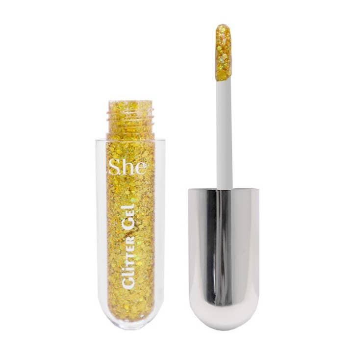 PINEAPPLE Beauty – wholesale Body glitter/shimmer – Makeup She GG1037 Glitter Gel Face & Body Party Glitter - 24