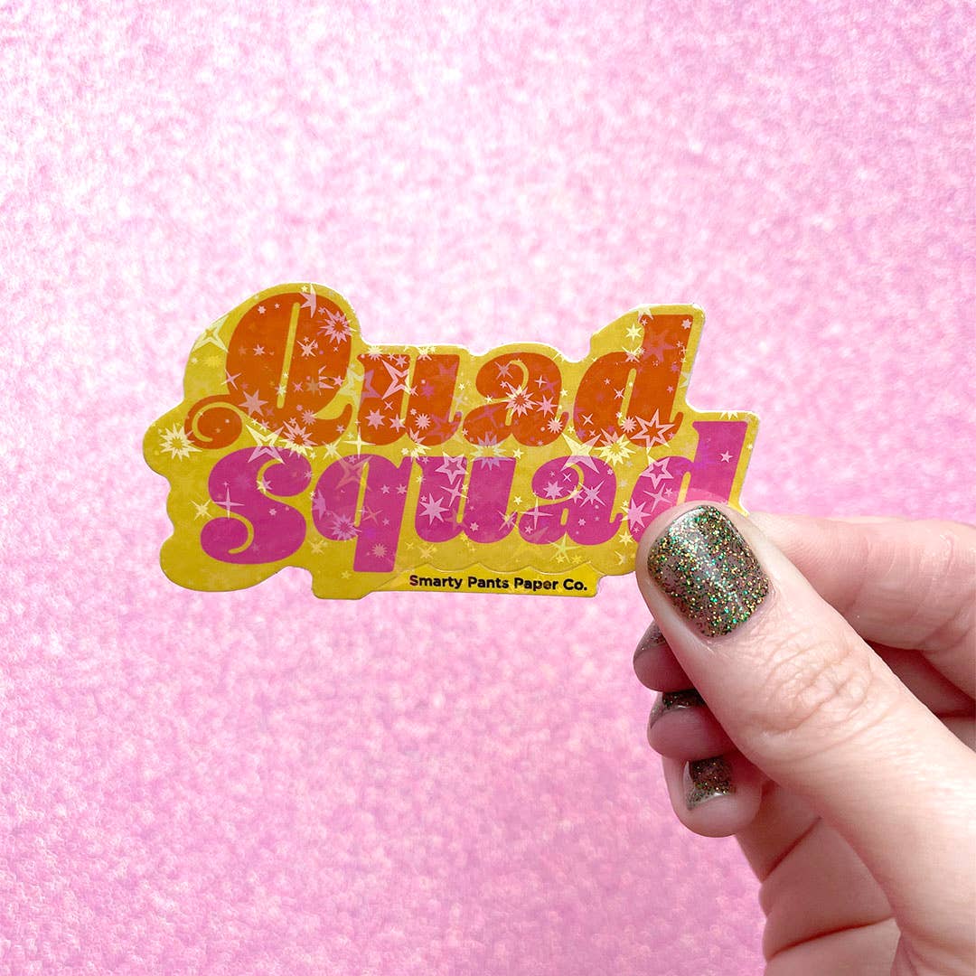 Smarty Pants Paper - Wholesale Sticker - Quad Squad sticker- 50% off closeout3