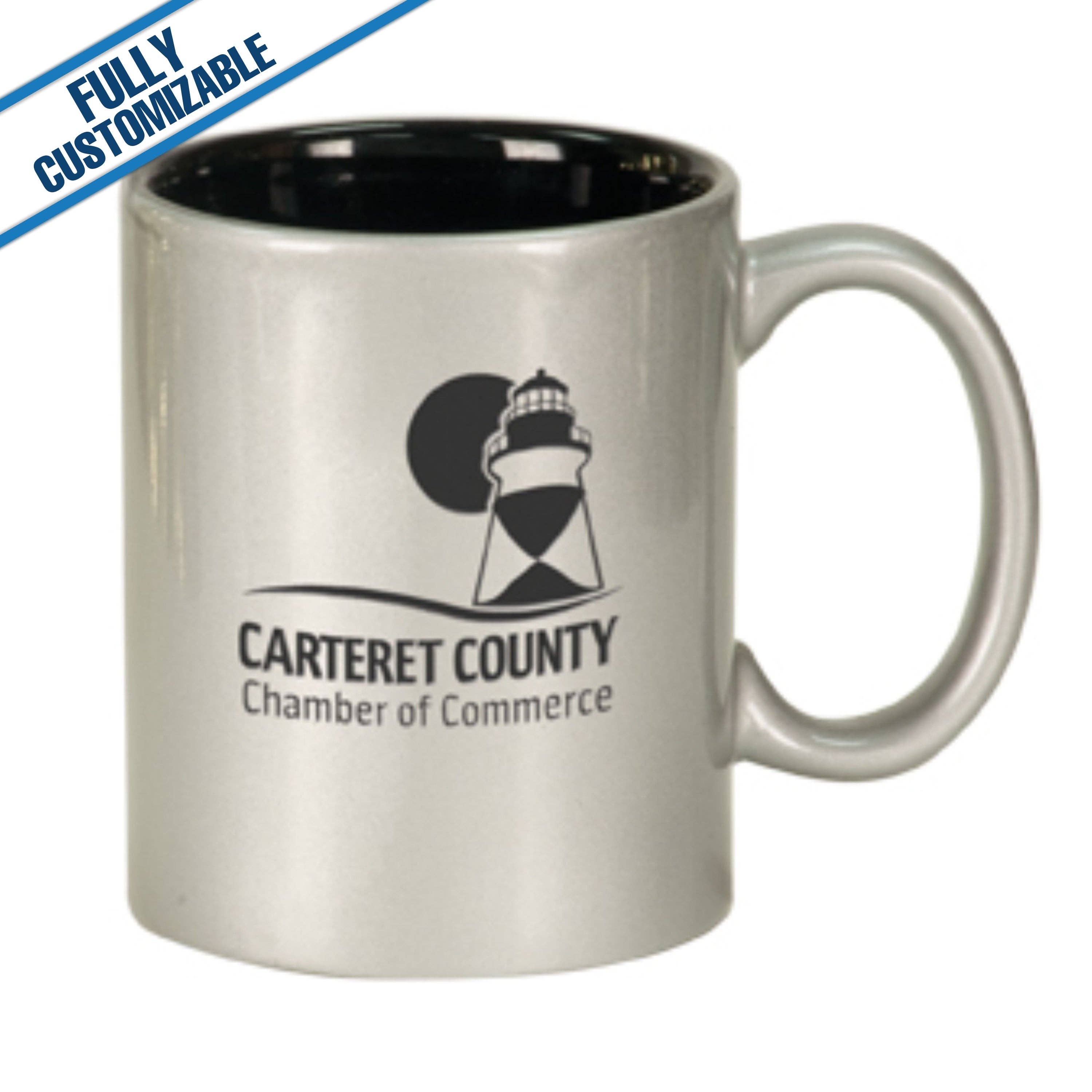 GiftWorksPlus - Vente Tasse à café - 11 oz. Tasse en céramique gravée entièrement personnalisable7