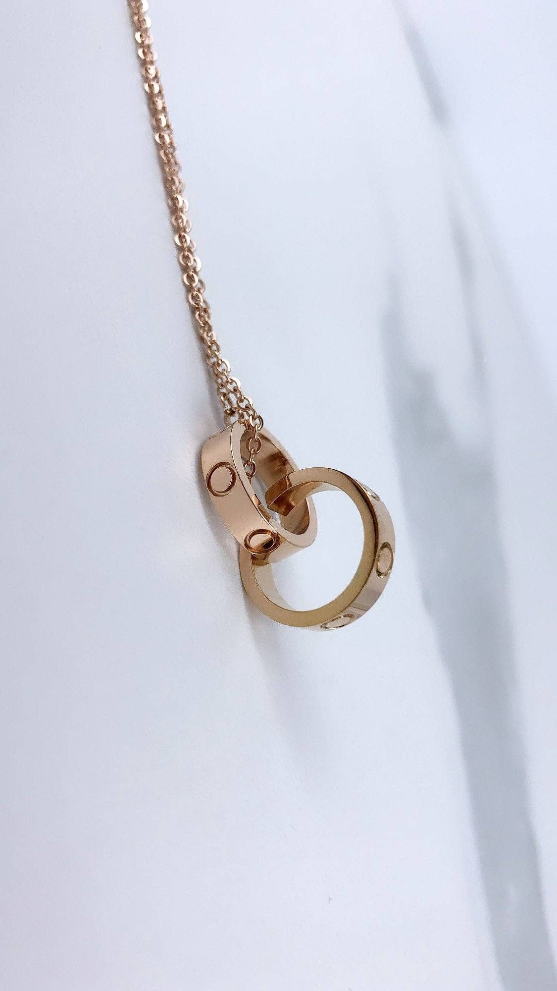 DIJU Jewelry - Wholesale  - 18k Roségoud Gevuld Trendy, Hoepel Ring Bedel, Ketting, Groothandel Sieraden Benodigdheden1