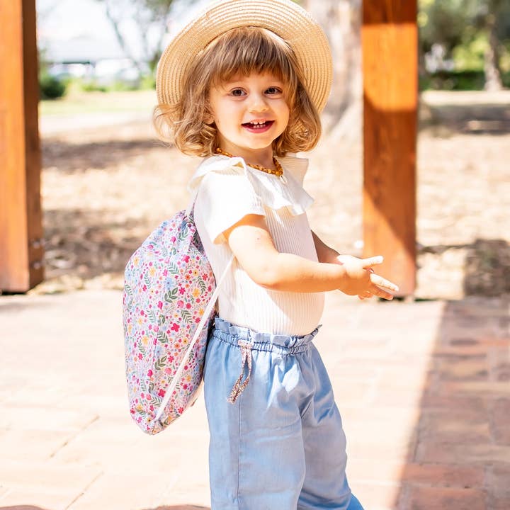 Pêra Doce - Wholesale Backpack - Kids - Multi-purpose bag M with floral handles1