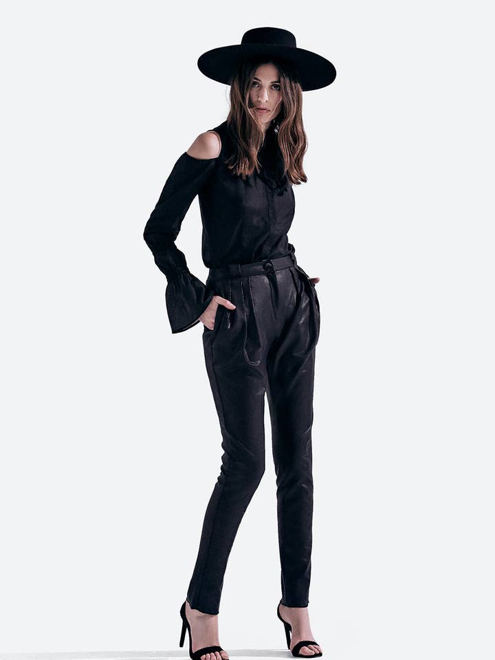 Pantalones Viamonte en Negro para venta al por mayor de Gaucho Buenos Aires