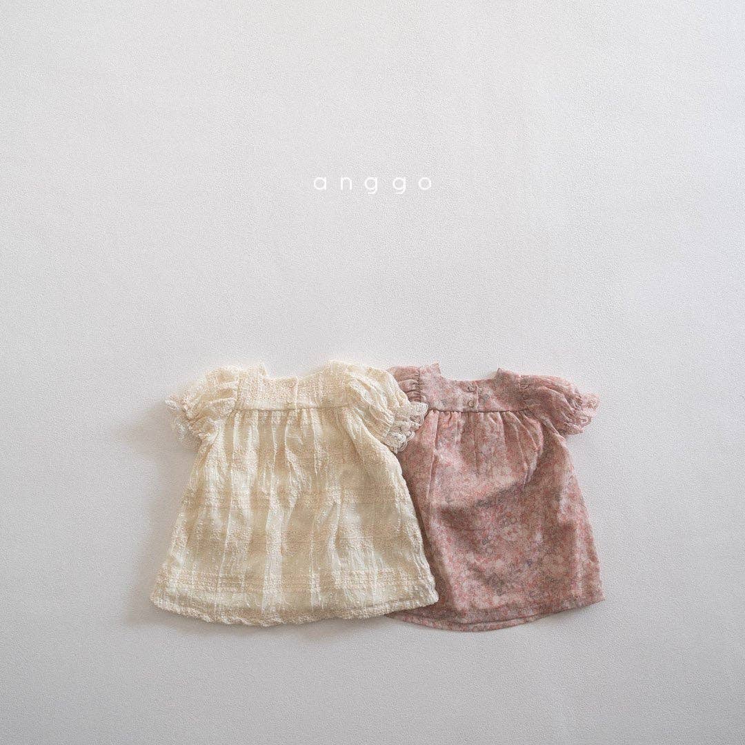 Cozy Kidz – wholesale Klänning – Barn – Ljus bomullsklänning för barn med puffärmar0