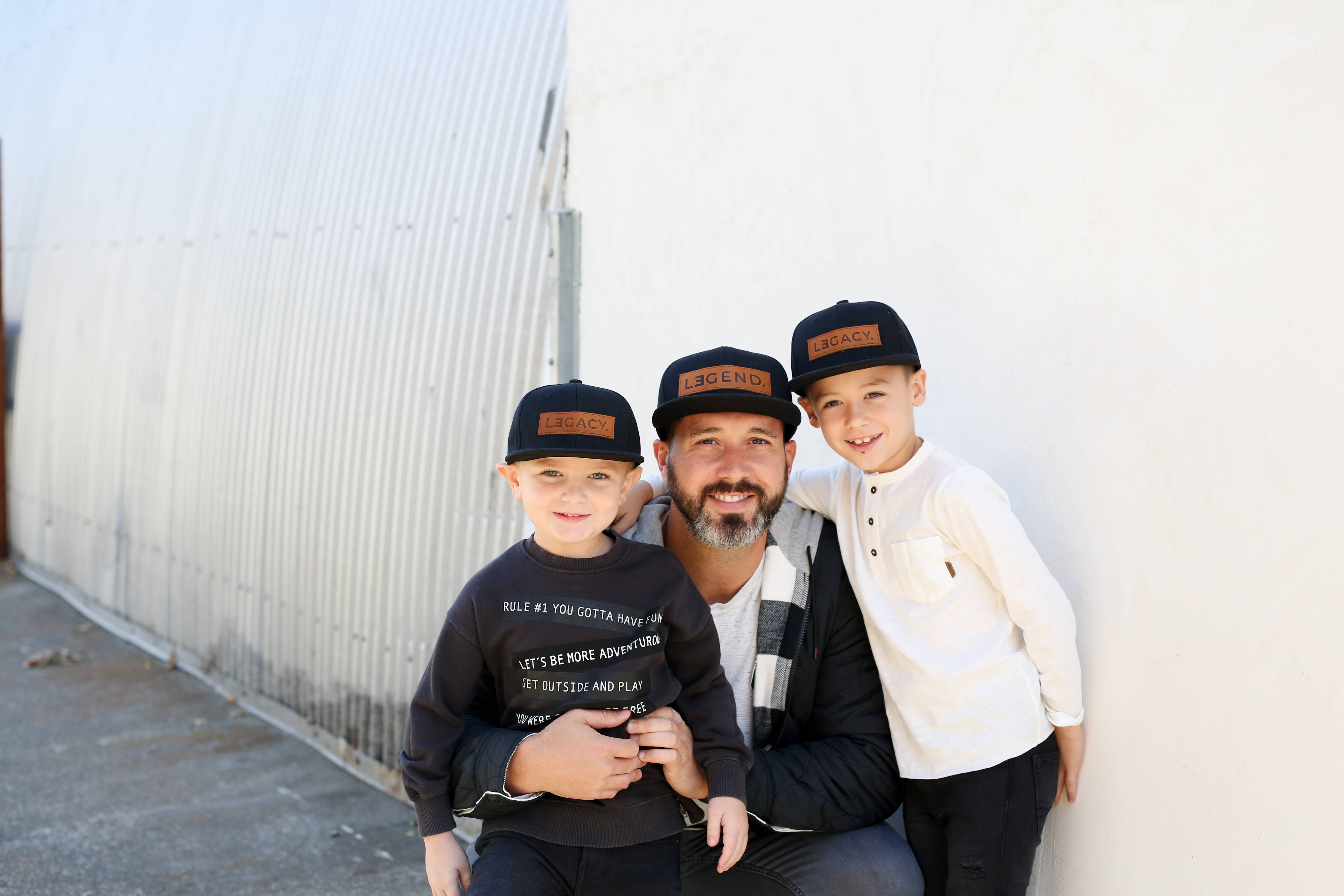 to: little arrows - Vente Casquette à visière plate – homme - Papa and Me Chapeaux, père et fils PATCH Chapeaux, Patch Chapeaux3