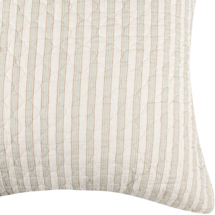 Levtex Home - Wholesale Bedding Pillowcase/Sham - Lyon Teal Euro Sham Set of 22