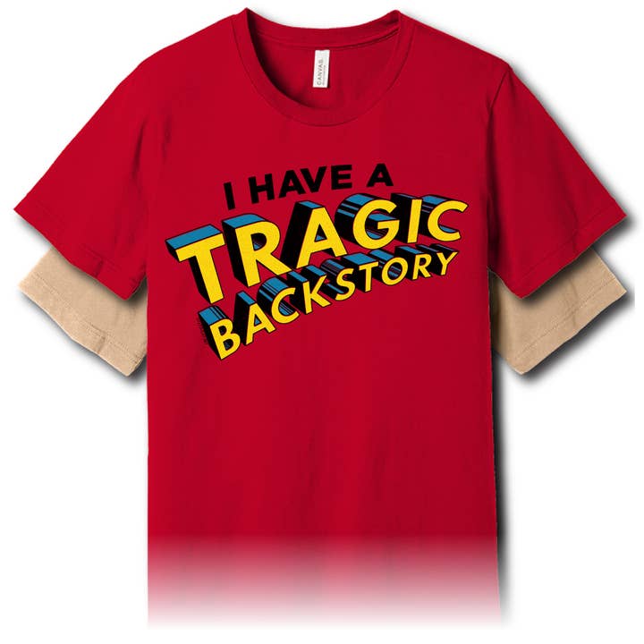 Ik Heb Een Tragisch Verleden - Unisex T-shirt voor wholesale door Static Cat Studio