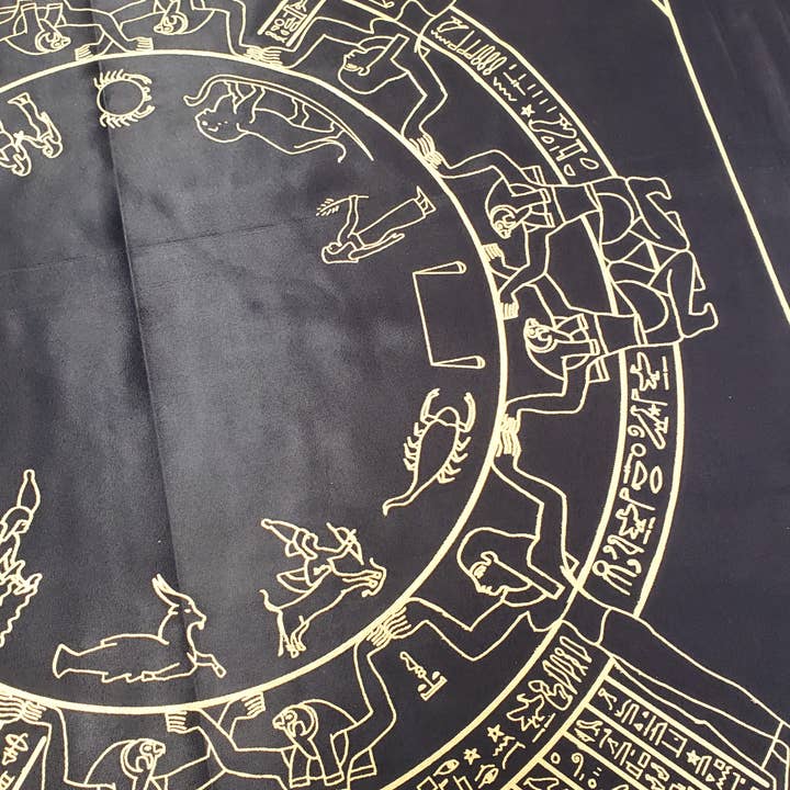 Discoveries, Inc. - Wholesale Tablecloth - Egyptian Dendera Zodiac Altar Cloth/Scarf1
