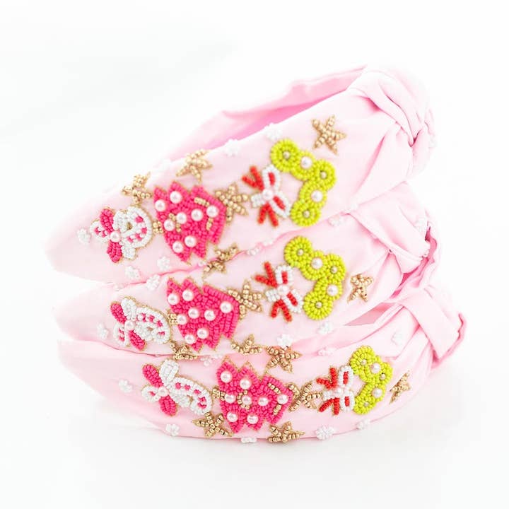 Cheeky Plum - Wholesale Haarband - Dames - Kralen Haarband - Vergulde Vreugde0