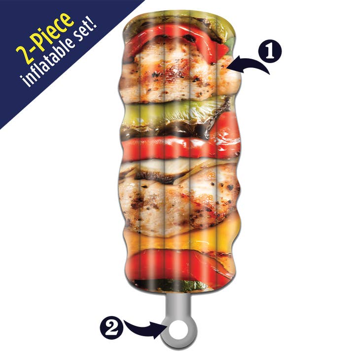 Mighty Mojo Toys - Wholesale Inflatables - Take2Floats Chicken Shish Kebab Float and Skewer Noodle4