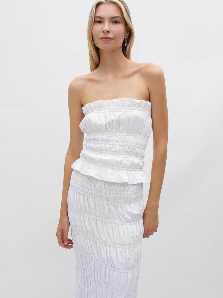 White Margaux Top for wholesale on Faire1