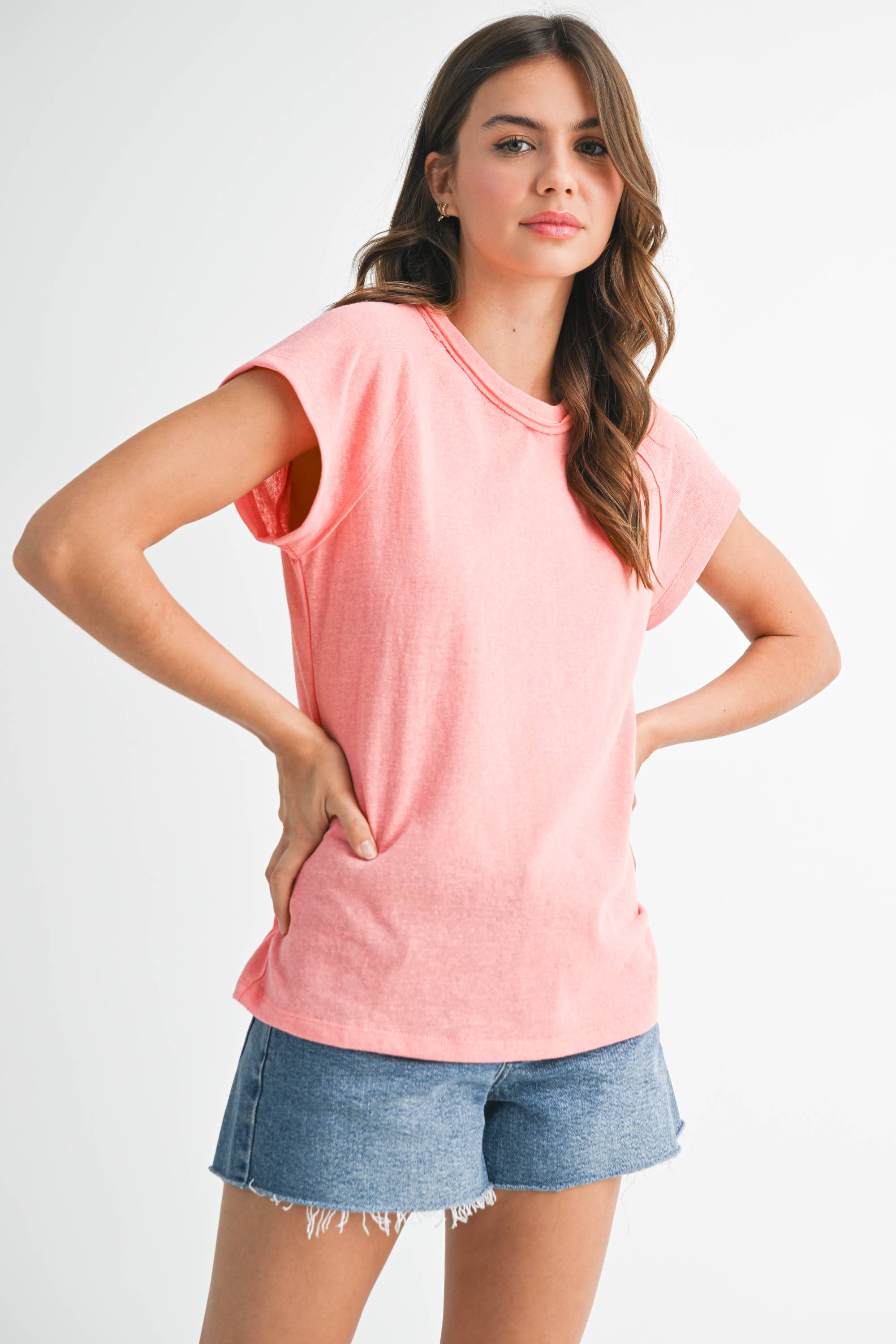 AEMI + CO - Wholesale T-Shirt - Women's - 8369FN Ivy Tee49