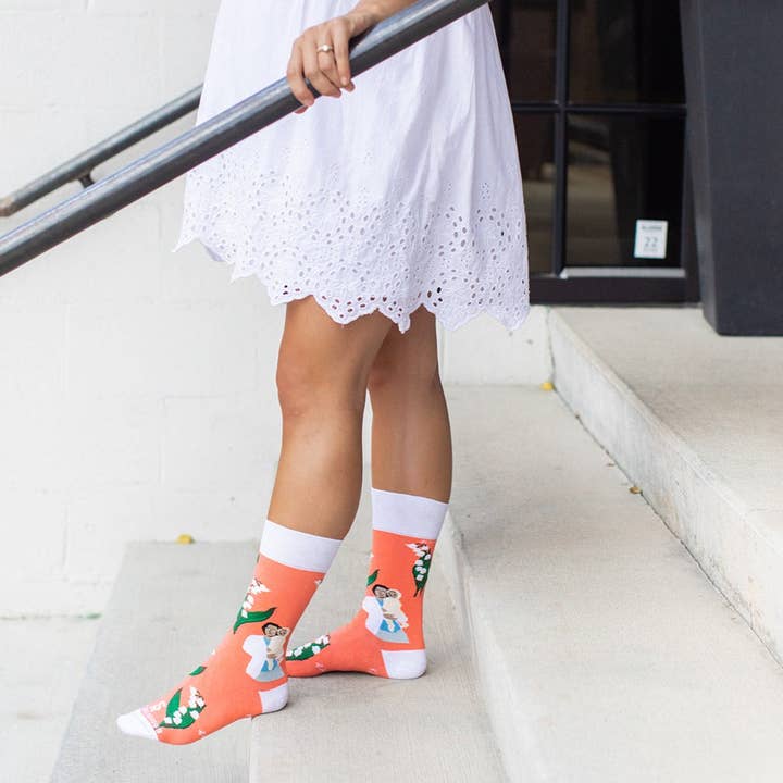 Sock Religious - Wholesale Socks - Unisex - St. Gianna Molla Adult Socks5