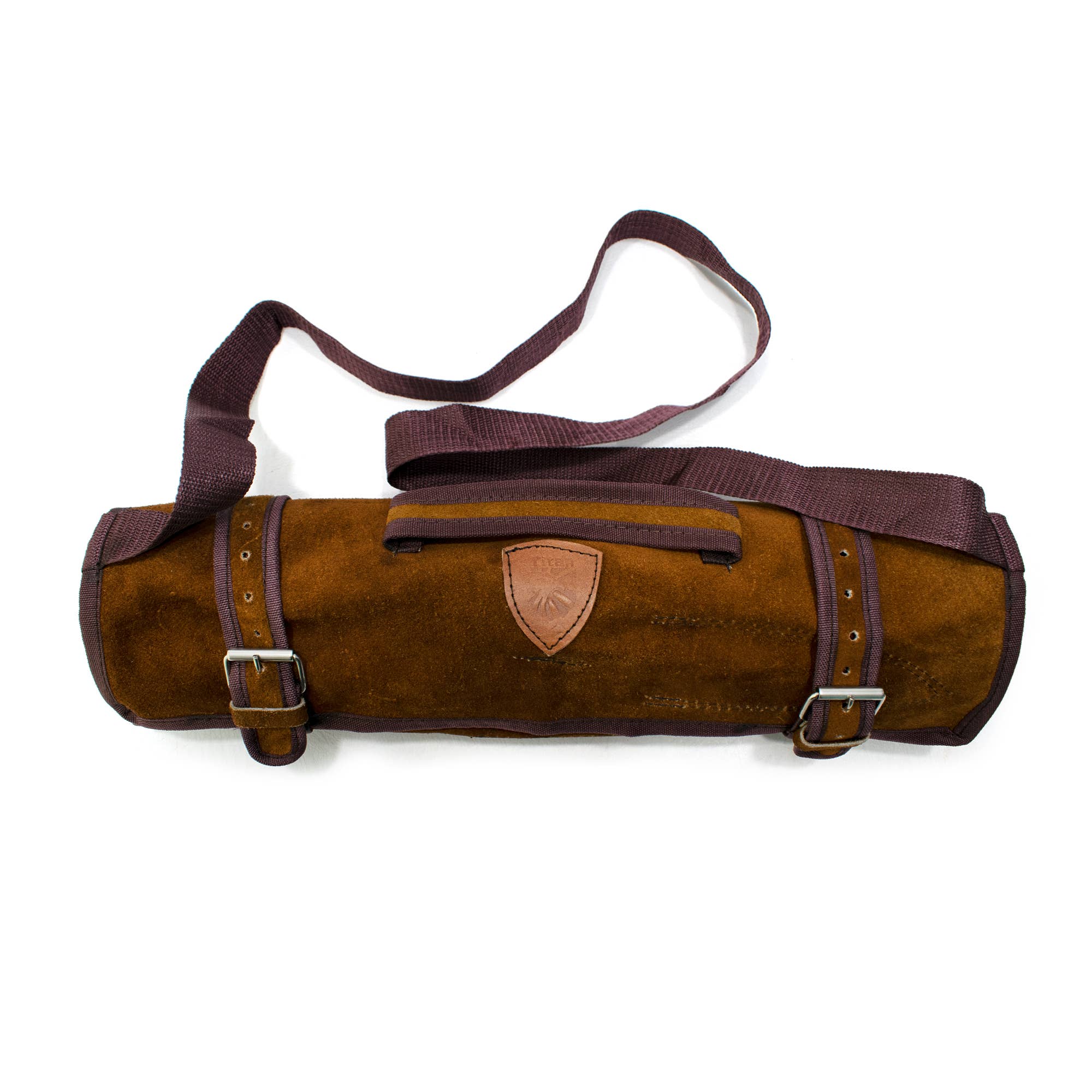 Titan International - Venta al por mayor Juego de cuchillos - Juego de cocina de 4 piezas/Con bolsa de transporte de piel2