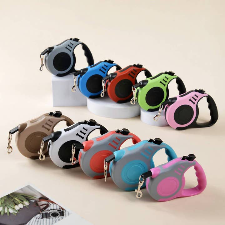 PAWPAWwholesale - Wholesale Pet Leash - Dog - Automatic Retractable Pet Leash for Dogs & Cats_CWMM60822