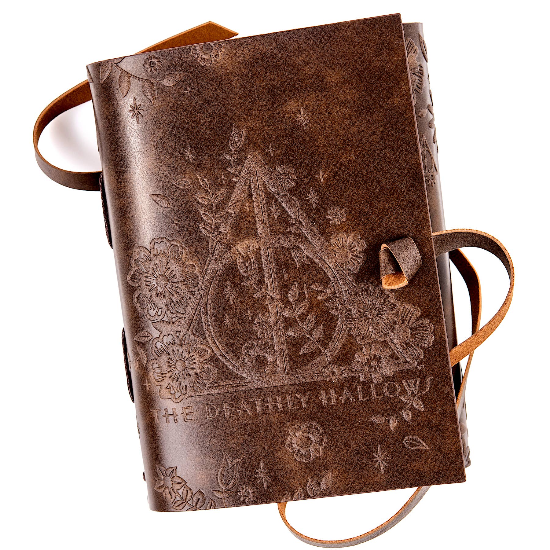 Conquest Journals - Vente Journal intime - Journal enveloppé en cuir Harry Potter Deathly Hallows1