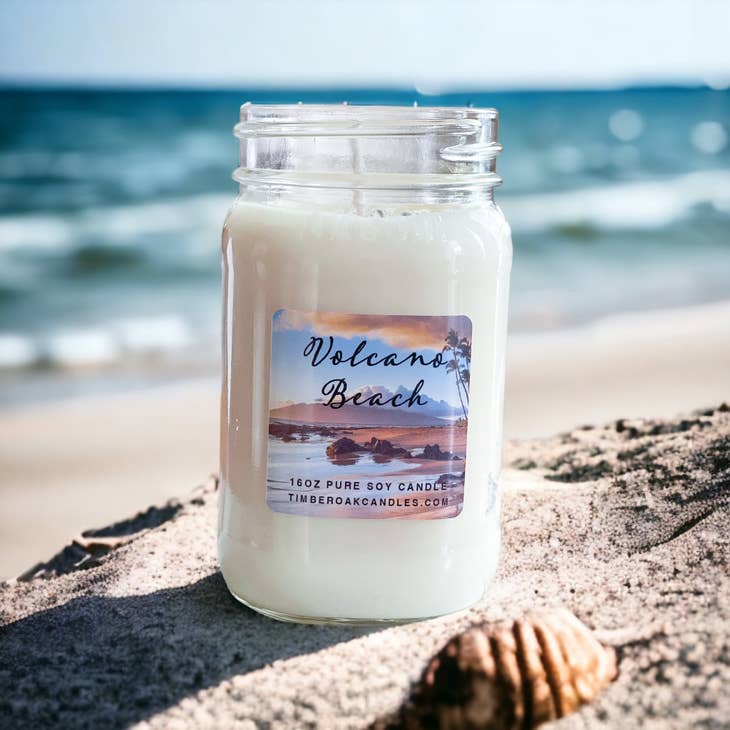Sea & Sand Candle, Scented Candles, Soy Candles Handmade, Summer