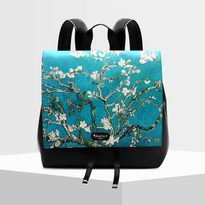 Sac à dos Molly Almond Blossom par Gracia P pour la vente par GLOBALSHOP SRL