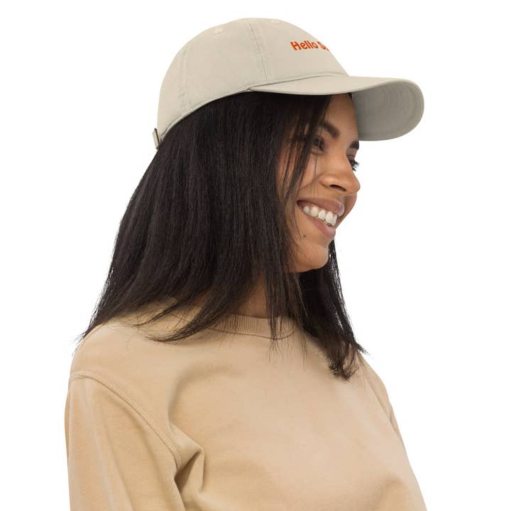 Restored By Nature Company - Wholesale Baseball Cap - Unisex - Organic Dad Hat - Hello Sunshine33