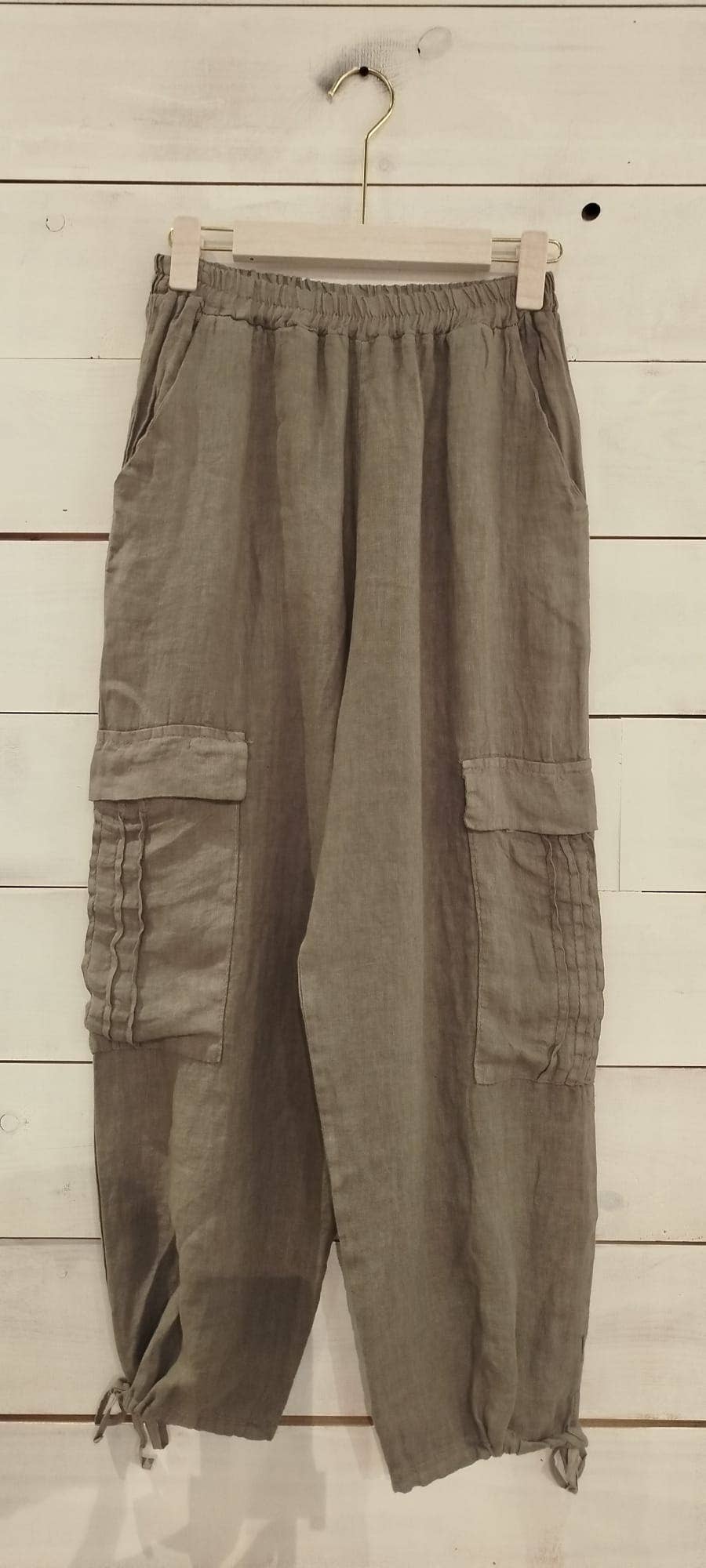 Linos y Textiles - Wholesale Pants - Women's - REF: 6443 100% linen trousers3