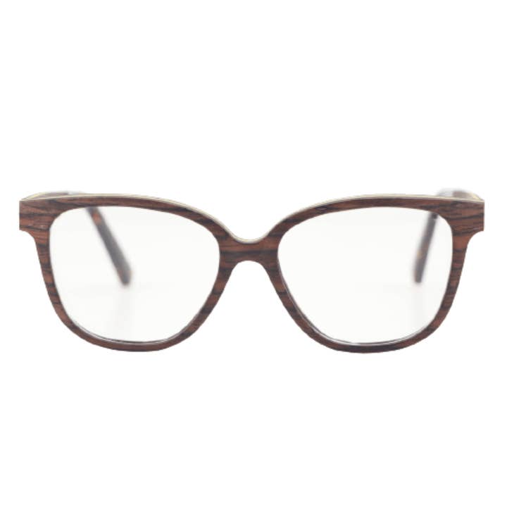 Patu - Trä blå ljusglasögon för wholesale av JOPLINS®