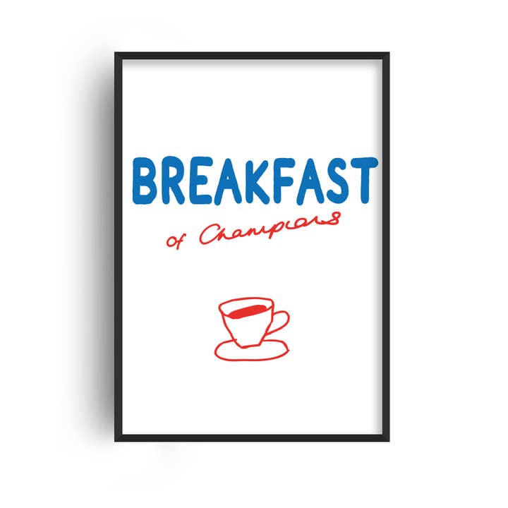 Morgenmad for mestre køkken hjemmedekoration vægkunst print for engroshandel hos Fanclub