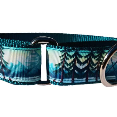 Rocky Mountain Hound - Wholesale Pet Collar - Dog - 1" Mountain Tree Dog Collar, Leash, Martingale, or Harness1