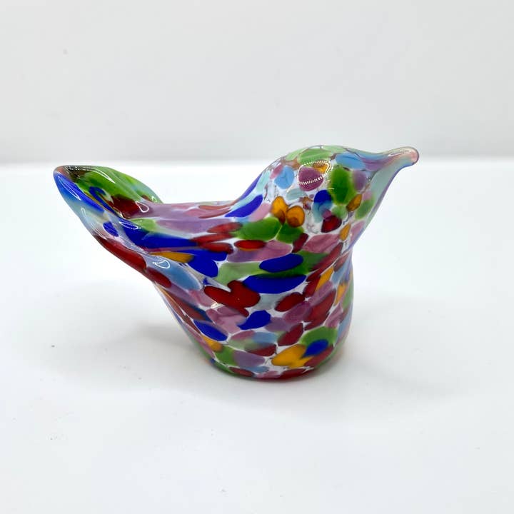 Alice Sturzinger LLC - Venta al por mayor Figura decorativa - Figurita de Cristal Soplado Pajarito de Inspiración -12 Opciones de Color11