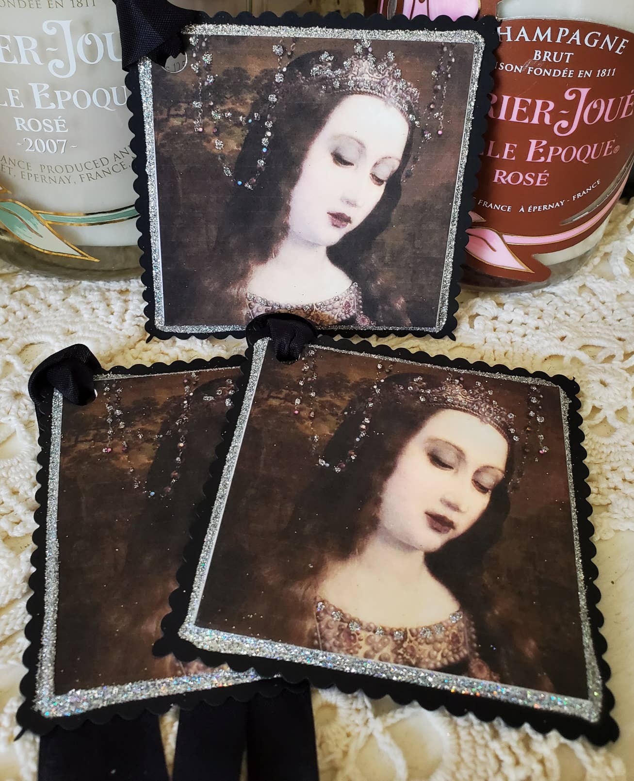 Little Heart Designs – wholesale Gift tag – Gift Tag Jeweled Lady1