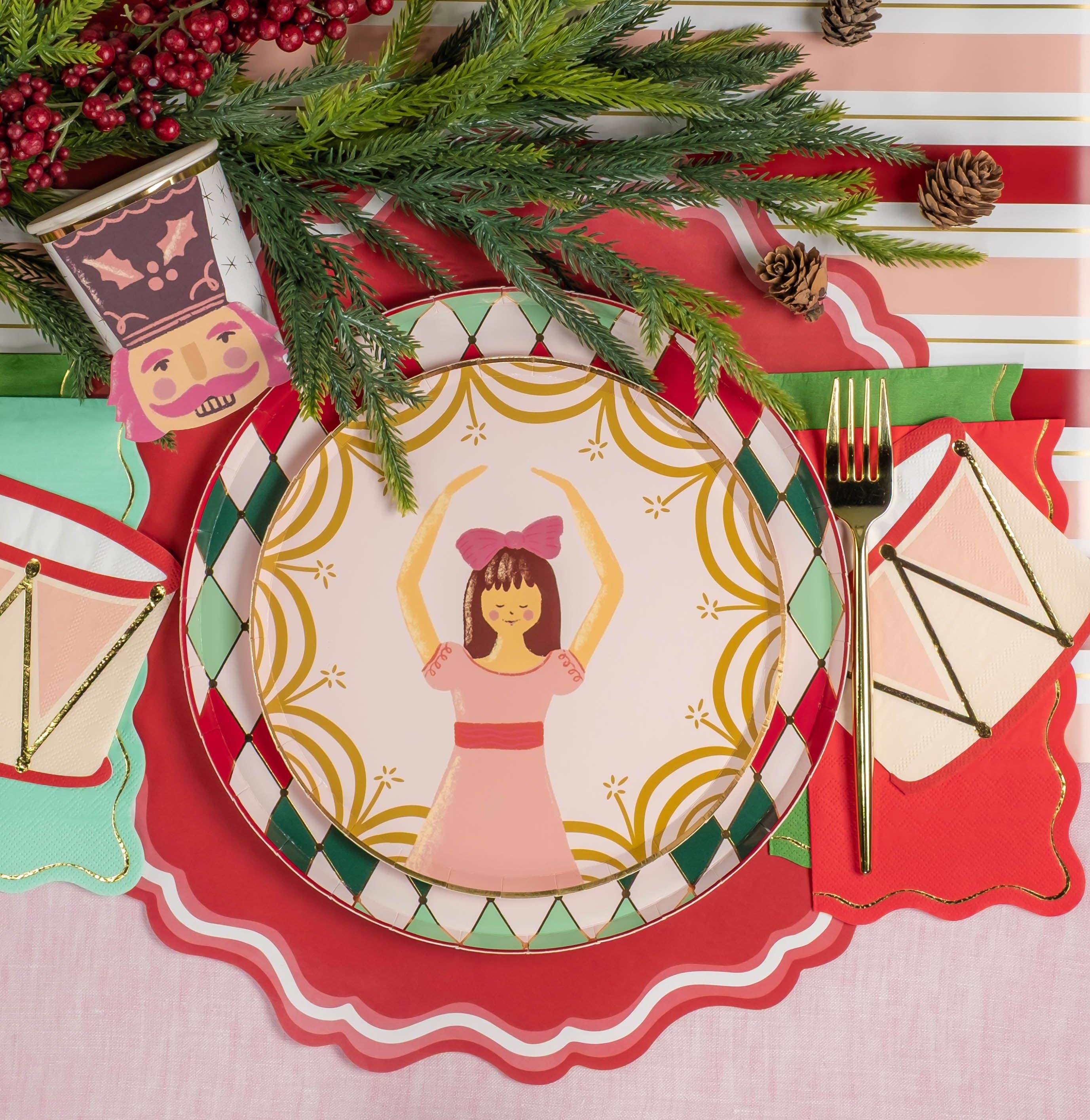 Gatherings by Curated Paperie - Wholesale Disposable Napkin - HOL25-CN7- Nutcracker Drum Napkins5