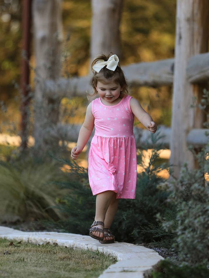 Rylee Faith Designs - Wholesale Dress Set - Baby - Rainbow Star Colorful 3-Piece Dress Set15