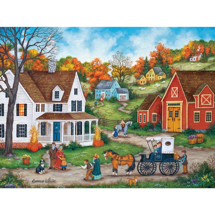 Masterpieces Puzzles - Wholesale Puzzle - Adult - Heartland - Dinner at Grandmas 550 Piece Puzzle1