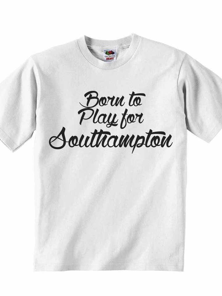 Me and My Daddy Love Southampton, for Football, Soccer Fans - Baby T-shirt for wholesale by Little Ratbag