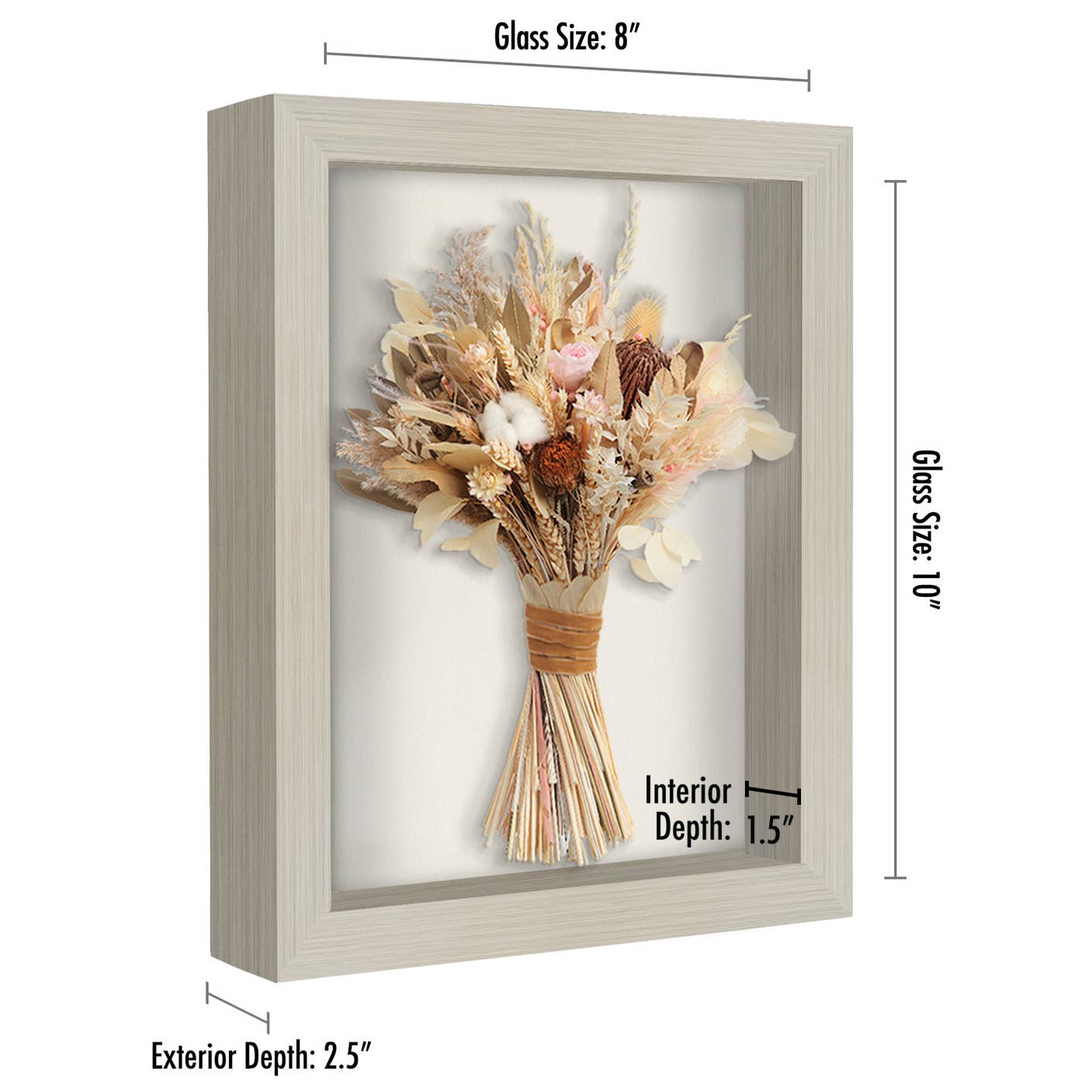 Americanflat - Wholesale Picture Frame - Americanflat Shadow Box Frame with Box Molding49