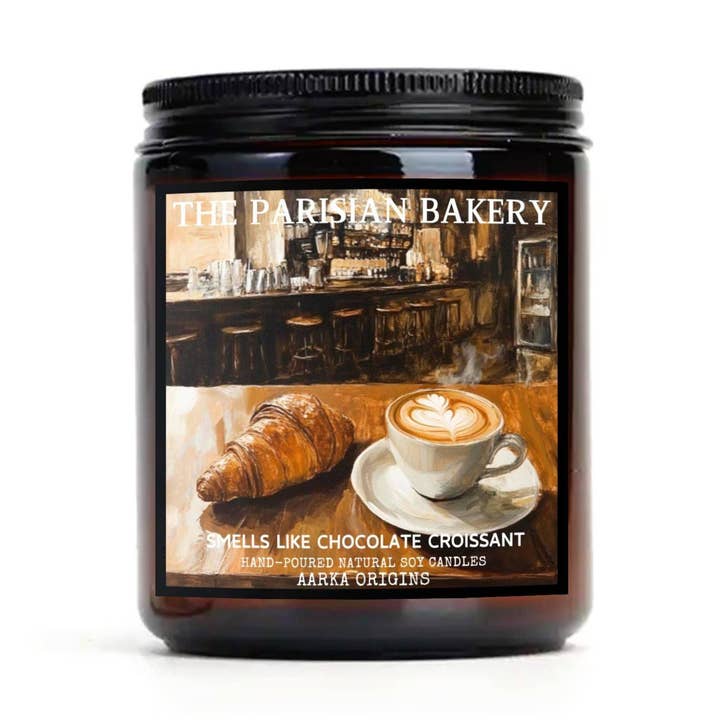 Den parisiske bageri sojalys – duft af chokoladecroissant for engroshandel hos AARKA ORIGINS