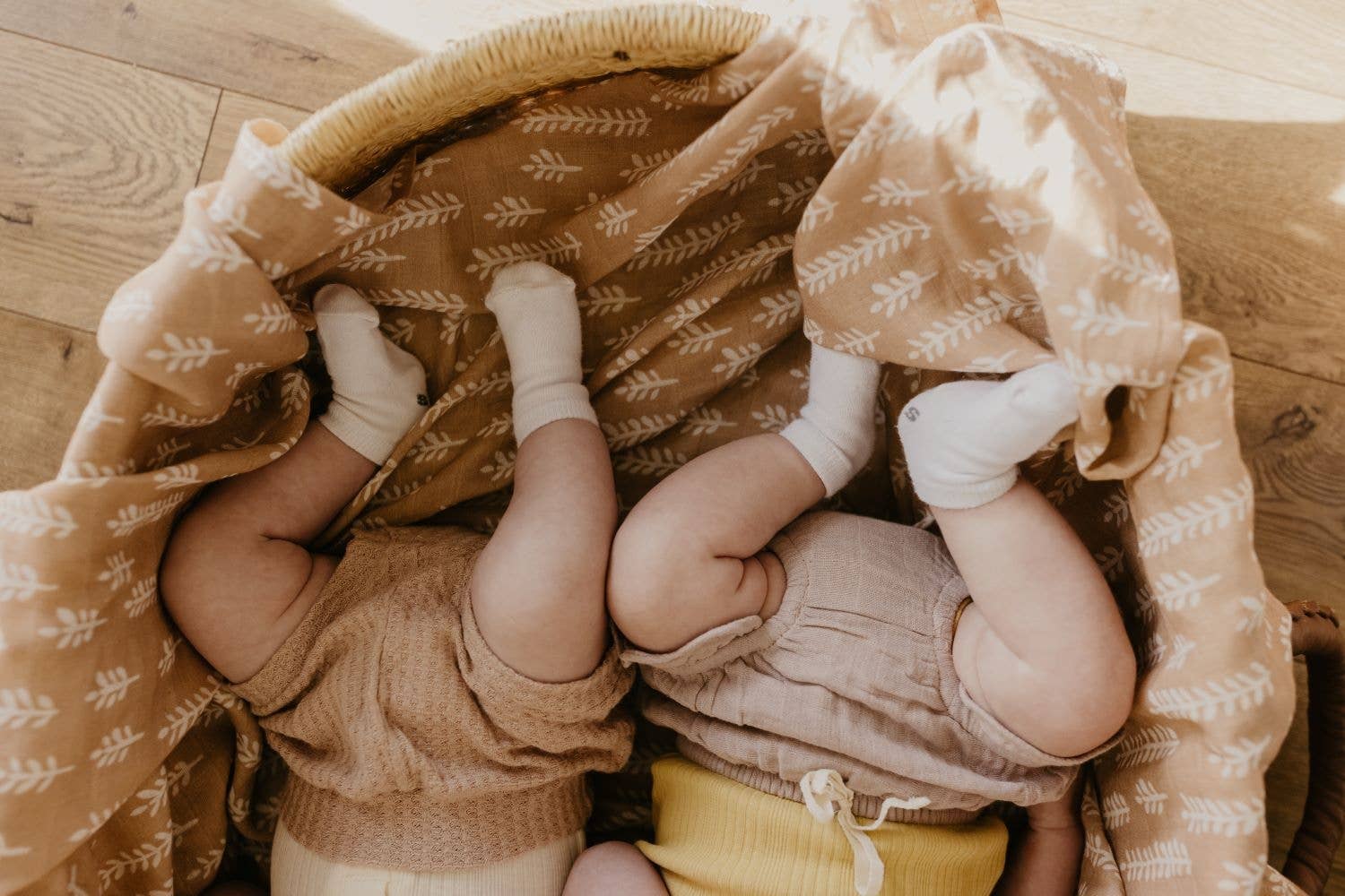 Mini Wander, LLC - Vendita all'ingrosso Copertina avvolgente - Neonati - Coperta per bebè in mussola - Grano7