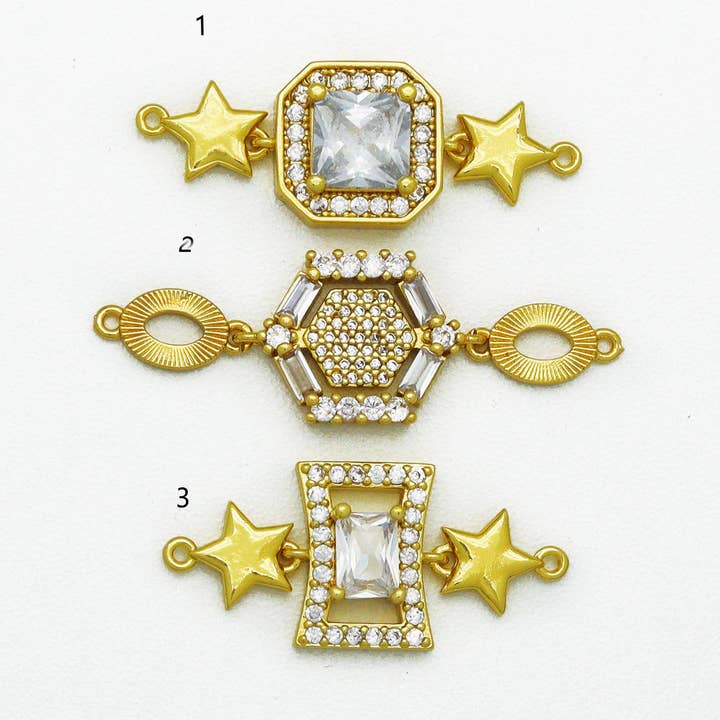 Breloque en or CZ, Sku #M410 pour la vente par BestBeads&Beyond