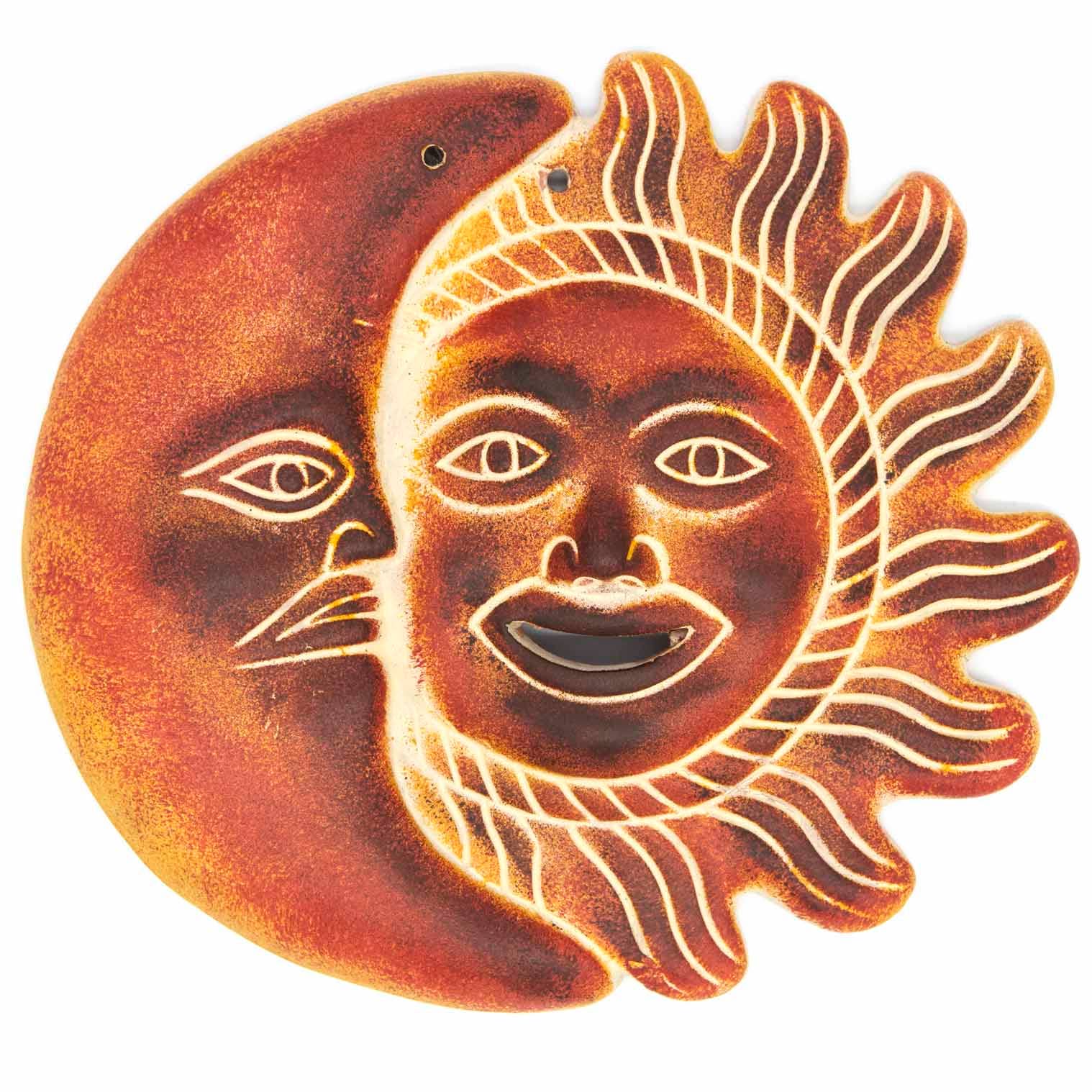 Siesta – wholesale Plaque – Sun and Moon Eclipse Ceramic Plaque1