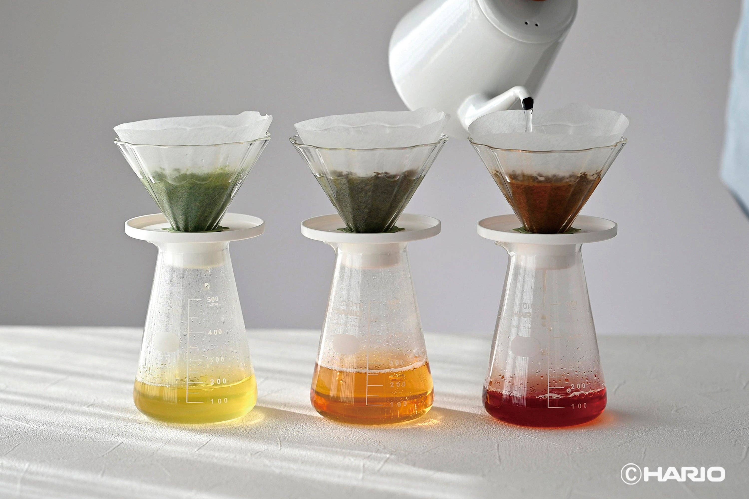 HARIO USA - Wholesale Tea Strainer/Infuser - Cha Cha Tea Dripper "Bouquet" Set2