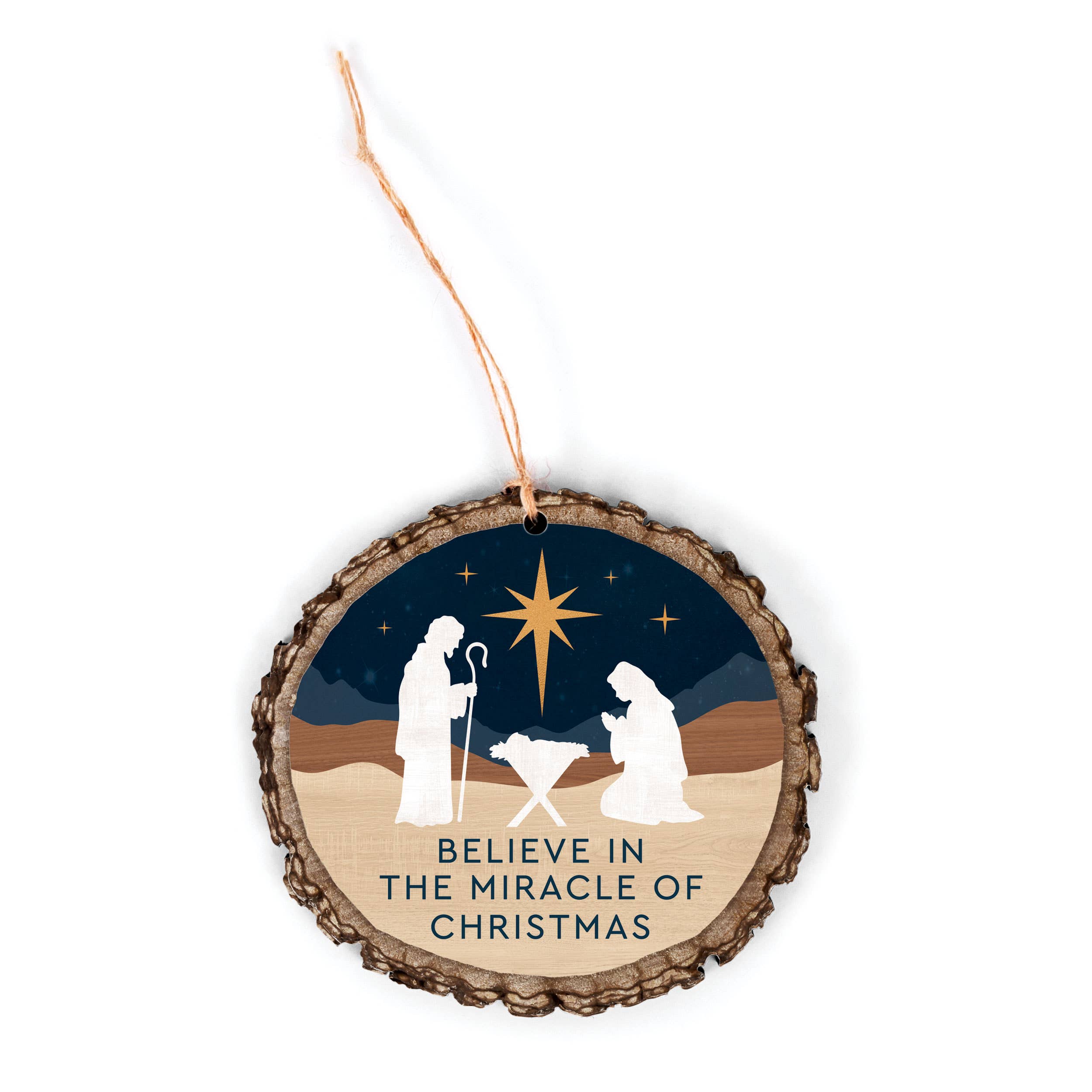 P. Graham Dunn - Wholesale Ornament - Believe In The Miracle Of Christmas Barky Ornament1