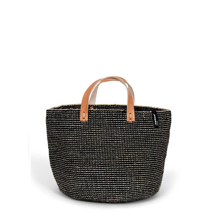 Cesta de mercado Pamba | Sisal gris M para venta al por mayor de Mifuko