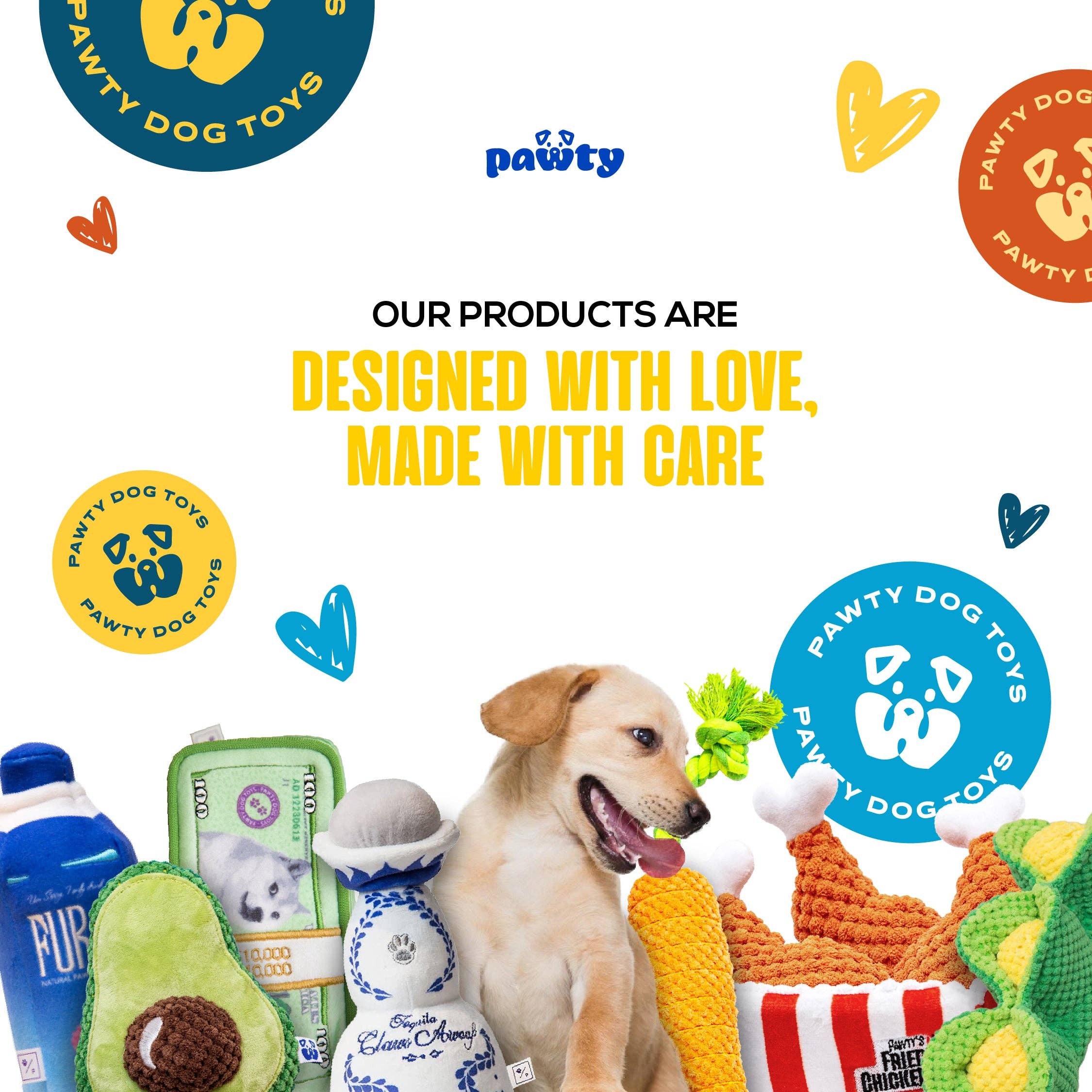 PAWTY Dog Toys - Venta al por mayor Peluche - Perros - Martillo de juguete para perros PAWTY5