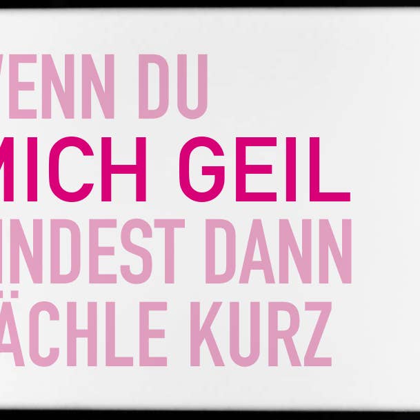 Magnet, 79 x 53mm, HVIS DU SYNES JEG ER LÆKKER, SÅ SMIL KORT for engroshandel hos 17;30