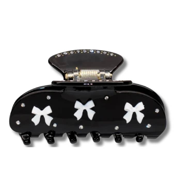 3 BOWS IN A ROW CLAW HAIR CLIP for wholesale by Maddyloo