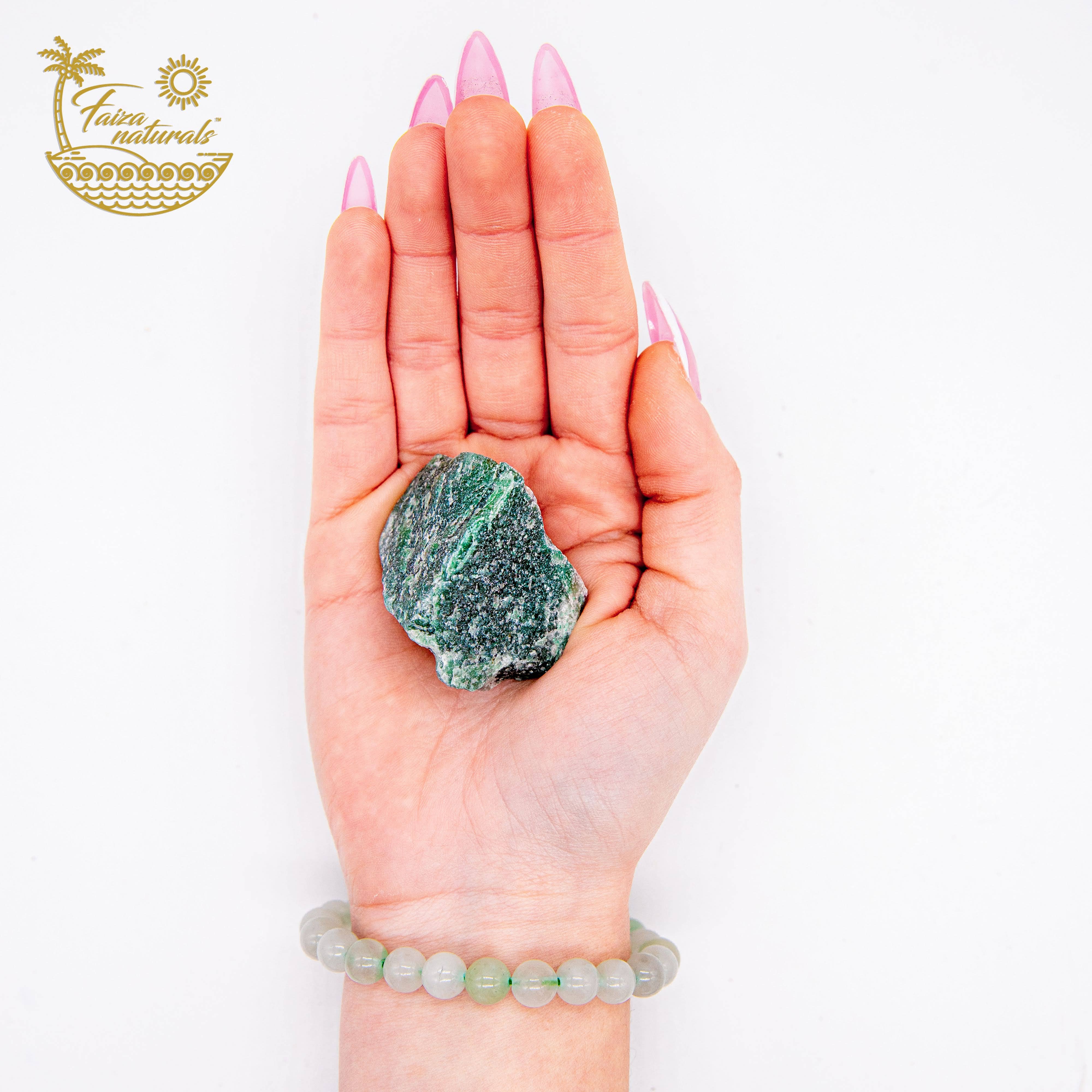 Faiza Naturals - Wholesale Spiritual Stone/Crystal - Green Aventurine Raw Crystals in Bulk1