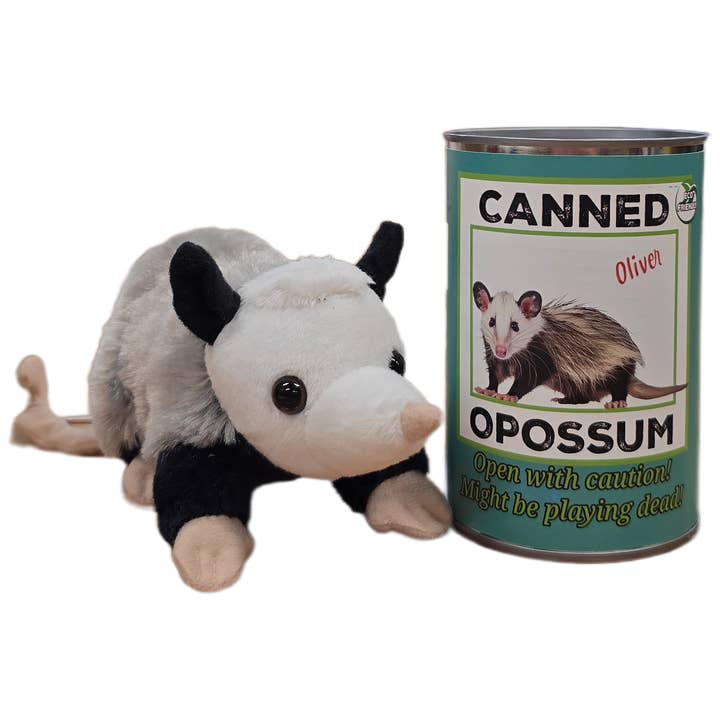 Canned Gifts - Vendita all'ingrosso Peluche - Bambini e neonati - Oliver l'opossum in scatola | Peluche di peluche con scherzi4
