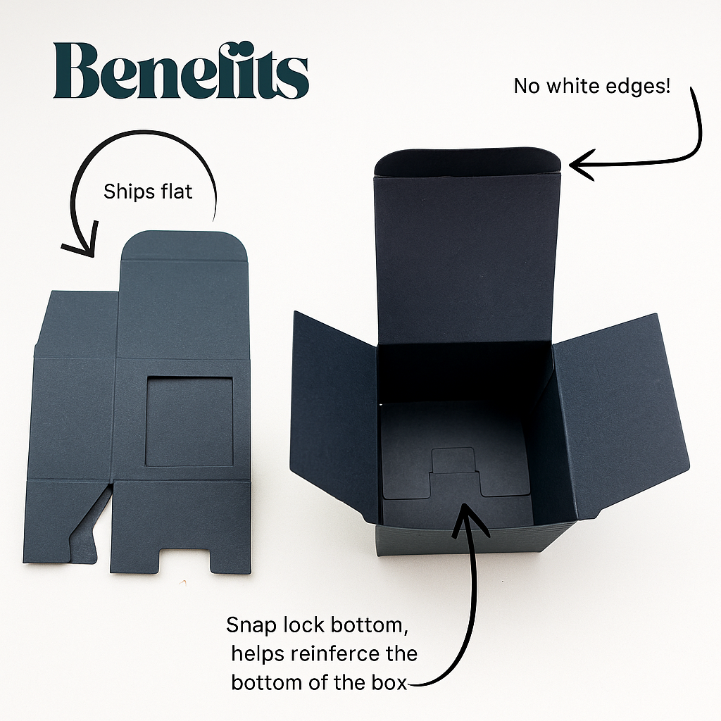 Vici Pack - Wholesale Jar/Filled Candle - Candle Jar Box Retails Packaging - Set of 25 Units7