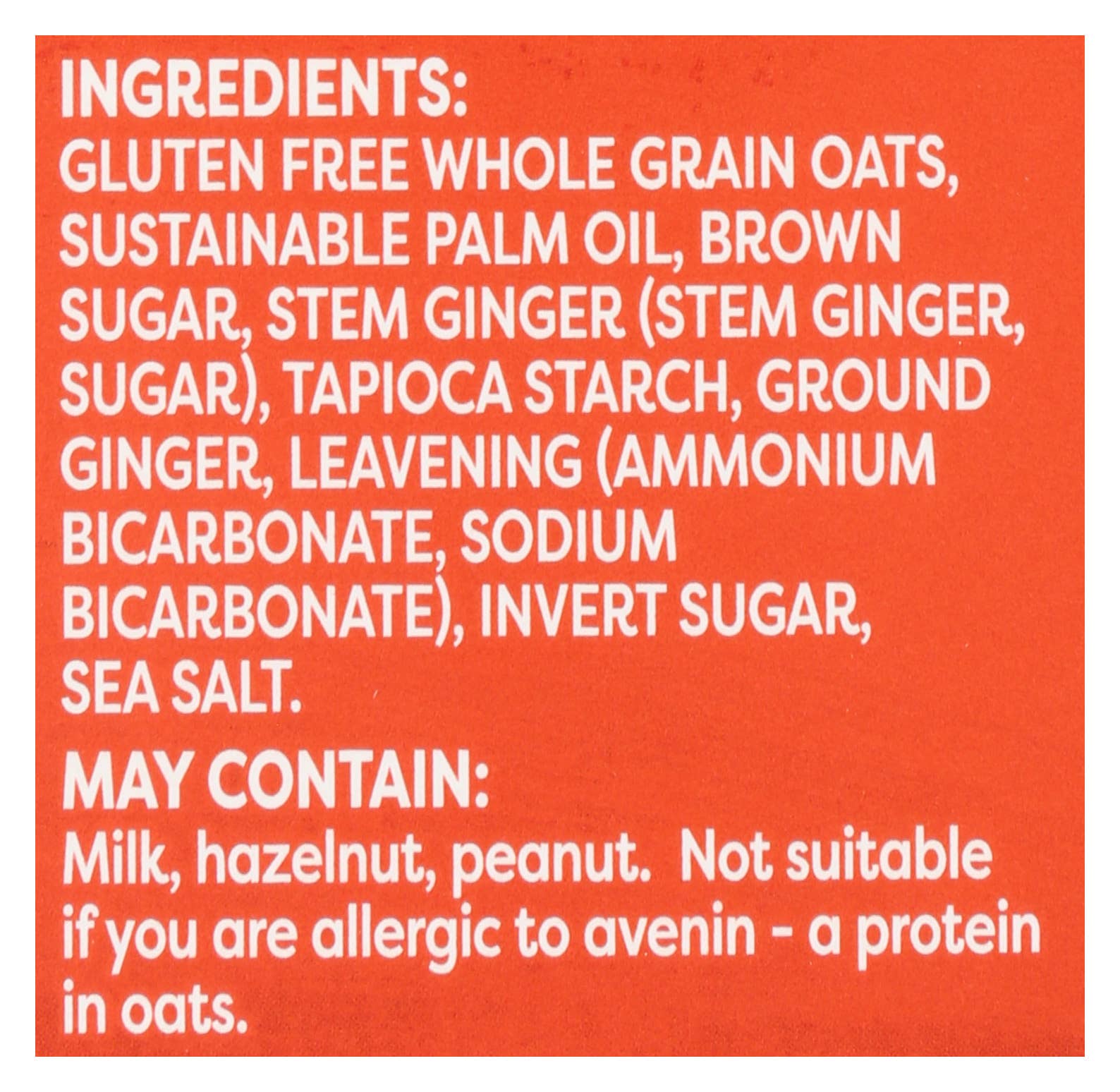 Nairn's - Wholesale Cookie - Nairn's Gluten Free Oat Grahams Stem Ginger2